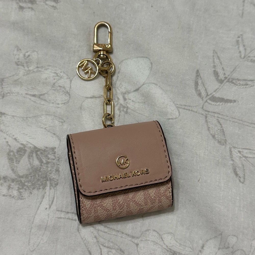 Michael Kors Pink and Gold AirPods Holder